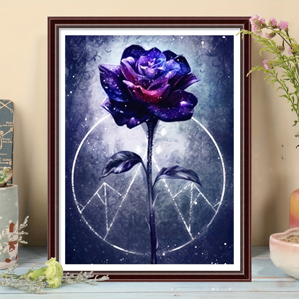 5d Diy Diamond Painting, The Mysterious Flower, Full Faux Diamond Painting,  Embroidery Kits, Handmade Home Decor - Temu Italy