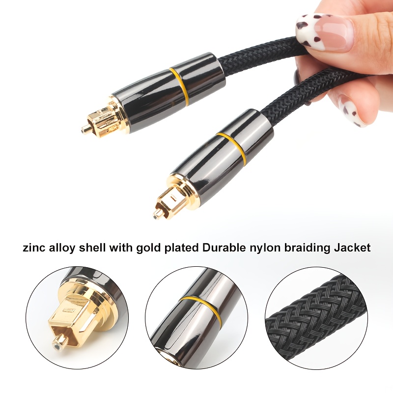Cable Optique Câble Optique Audio Numérique Toslink Câble Fibre