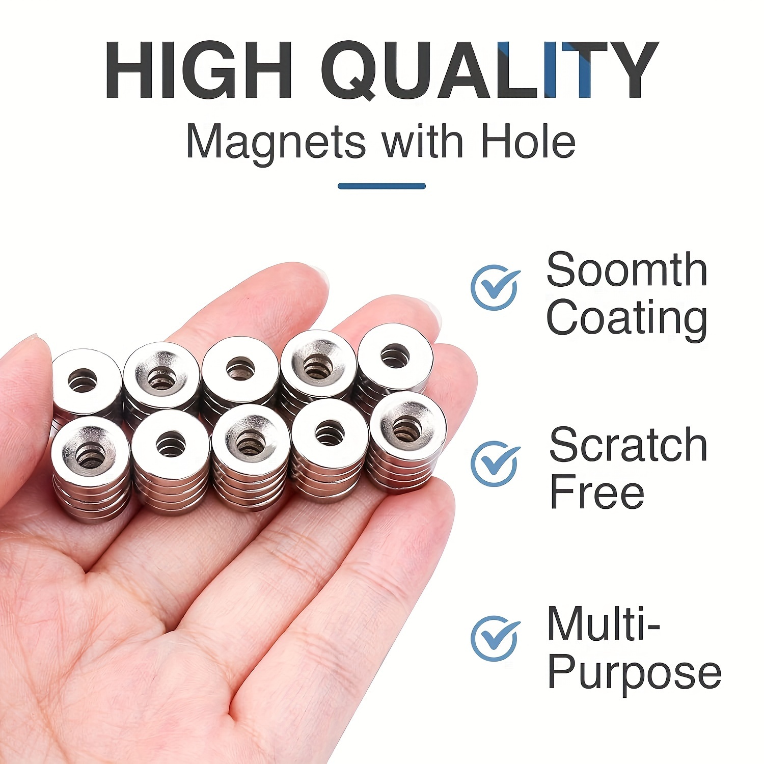 Scratch magnets 10 pcs