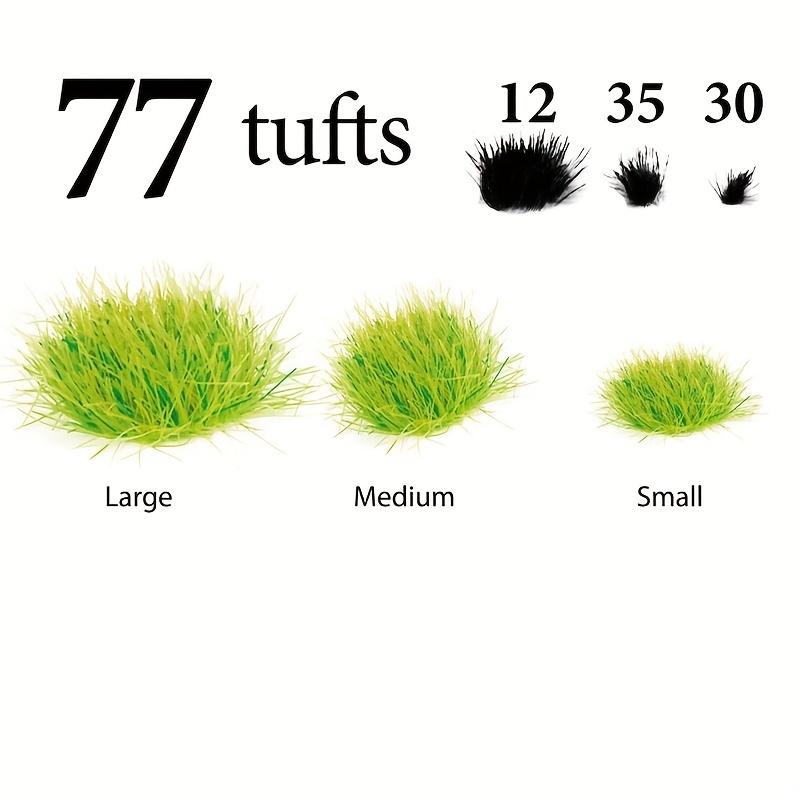 Static Grass Tuft Model Grass Vegetation groups Railway Artificial