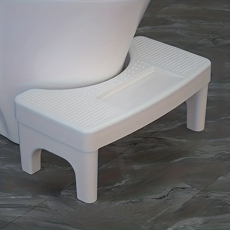 Tabouret de toilette pliable pour adulte (17,8 cm), tabouret de toilette  pour constipation, tabouret de toilette antidérapant, tabouret de toilette