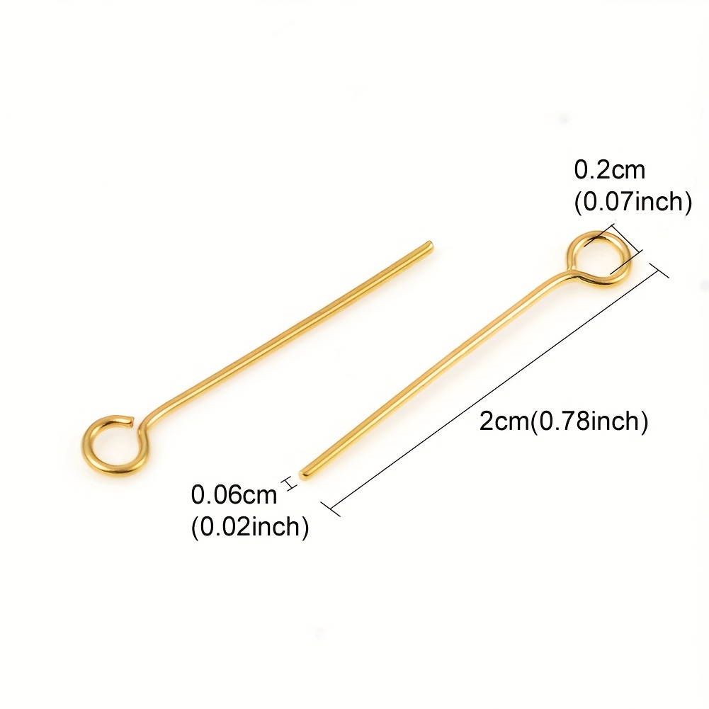 2 Inch Eye Pins Golden For Jewellery Making