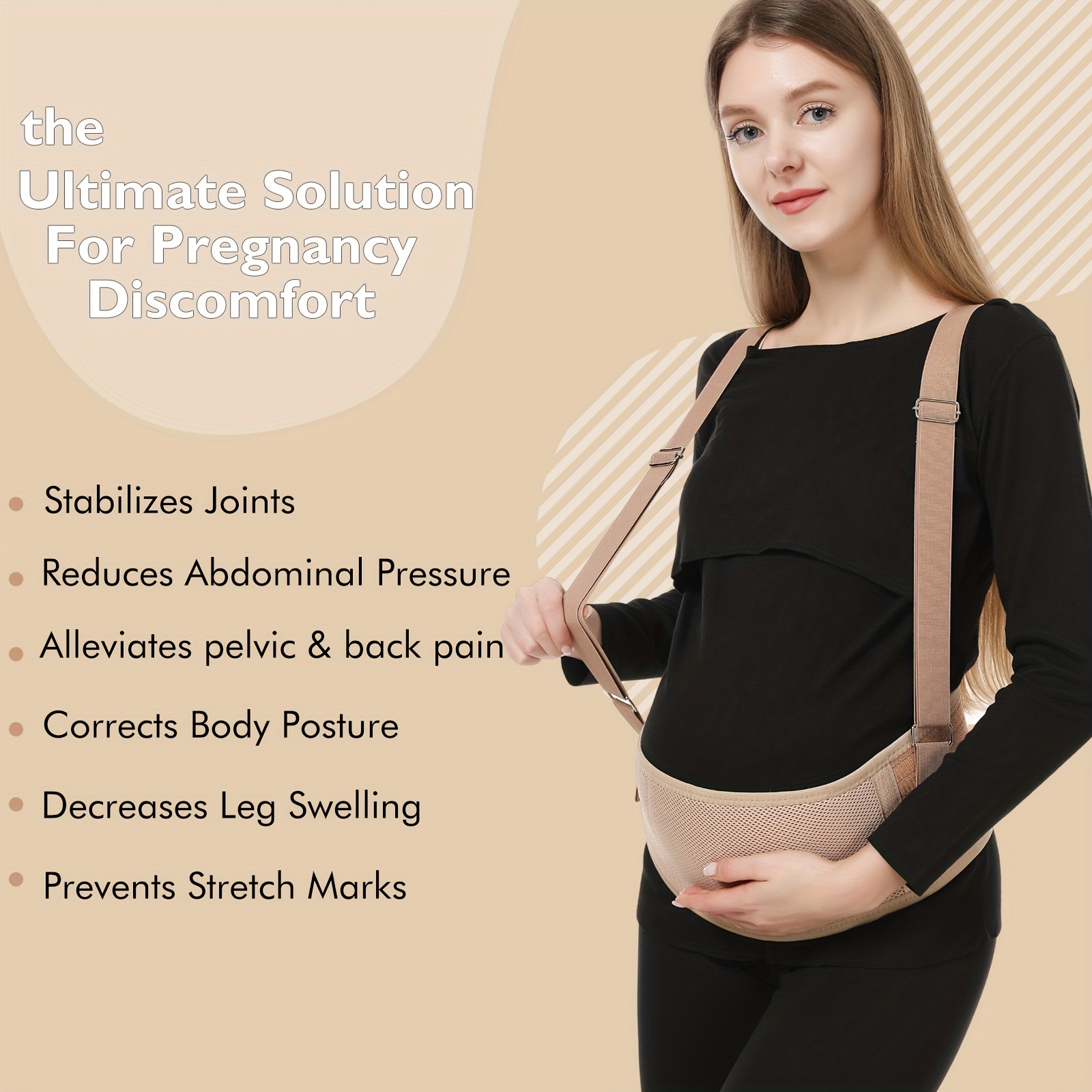 Pelvic Belt Reduces Back Pain & Pregnancy Related Pain
