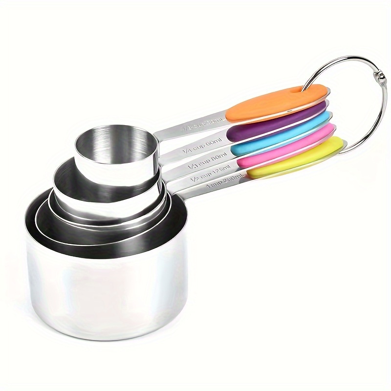 Stainless Steel Measuring Cup Set, 5 piece