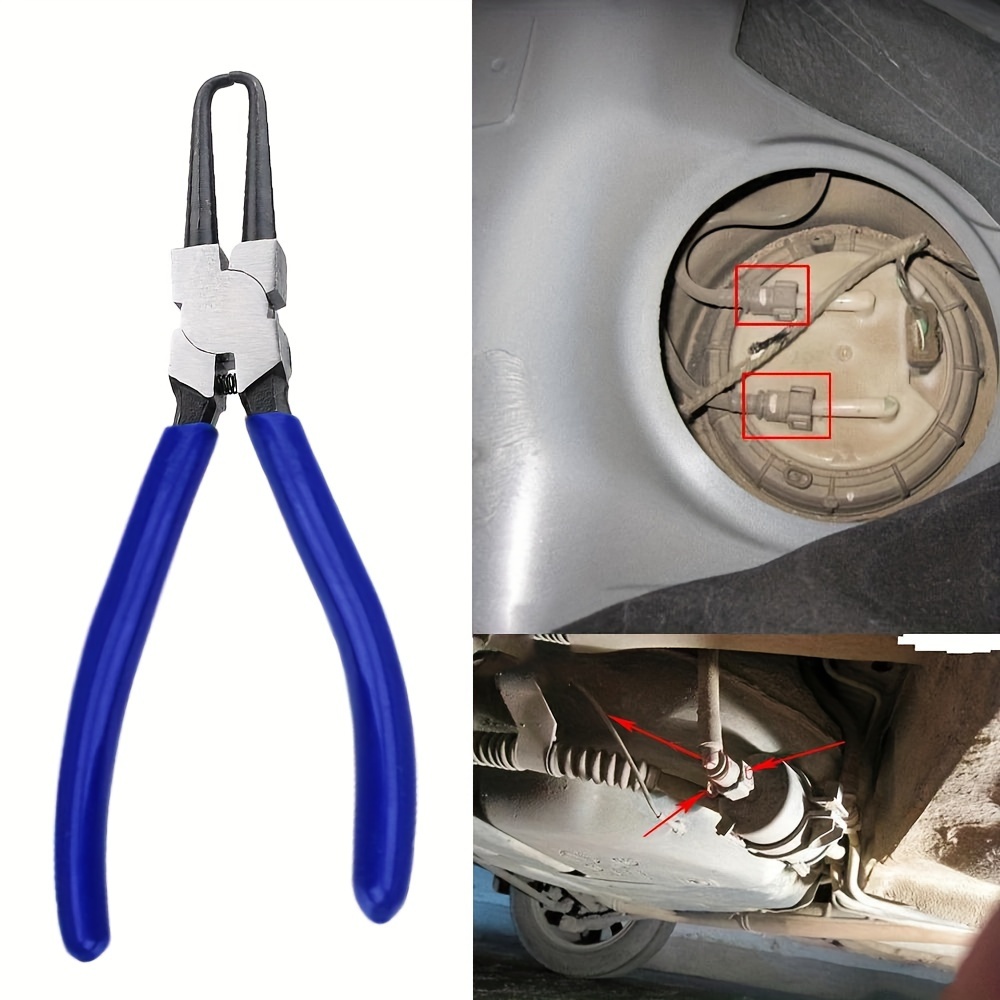 Goxawee Fuel Line Plier, Hose Pipe Clamp Clip Petrol Hose Pipe Disconnect  Release Removal Pliers, Universal