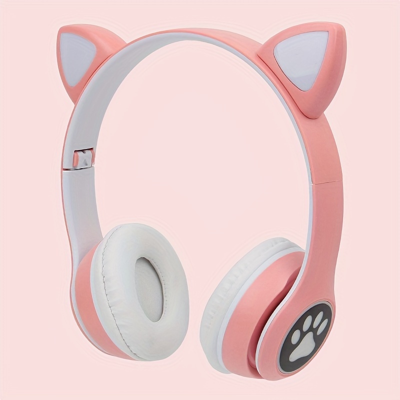 Wireless Headphones Tws Wired Mode Foldable Headset Mic Temu