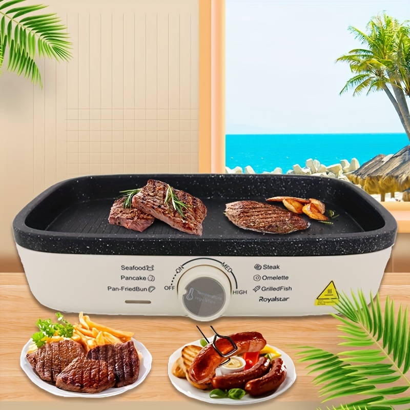 Electric Baking Pan Multifunctional Electric Barbecue Grill - Temu