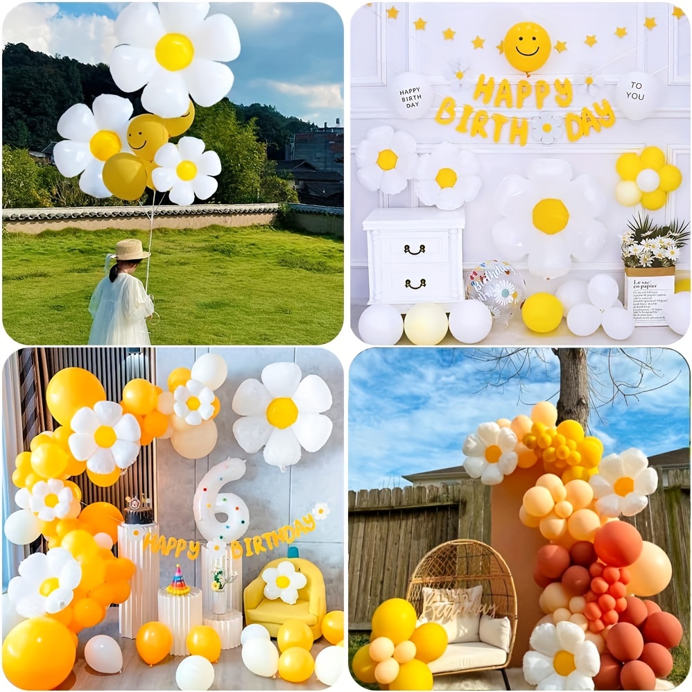 Set Di Palloncini Per Feste A Tema Piccoli Margherita Per Il Compleanno Dei  Bambini Primo Compleanno Bambino Decorazione A Catena D'aria Ad Arco Con  Palloncini A Forma Di Margherita