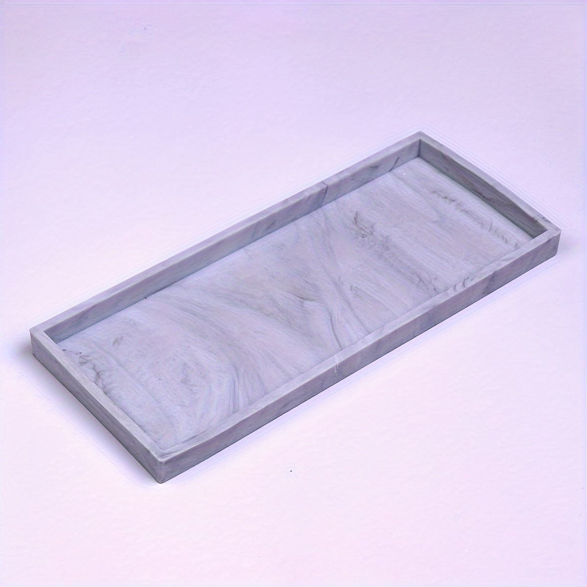 Silicone Countertop Vanity Tray Shatterproof Bathroom Soap Bottle