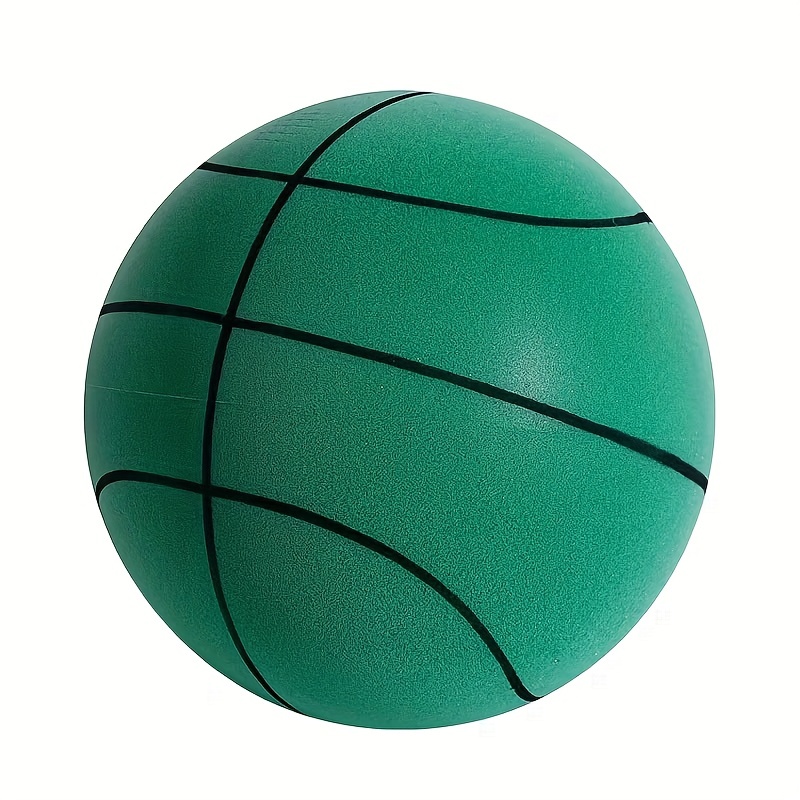 Foviza Bola de basquete silenciosa para ambientes internos com bolso de  rede 2023 bola de treinamento de espuma sem revestimento de alta densidade  para atividades internas de bebês