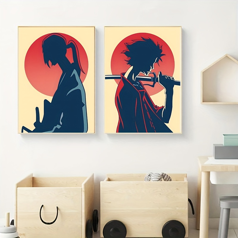 Anime Minimalist Poster Anime Posters Anime Wall Decor 