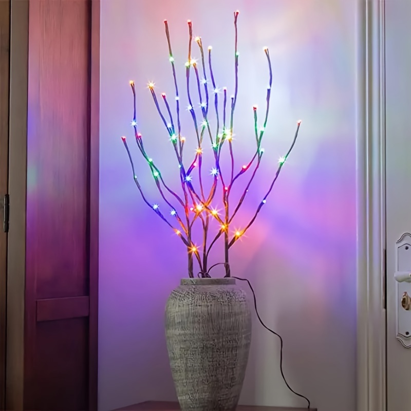 20 Lumières De Branche Led: Ajoutez Une Lueur Magique À Votre Décoration  Intérieure Pour Les Mariages, Les Anniversaires Et Noël!, Économisez Plus  Avec Les Offres De Liquidation