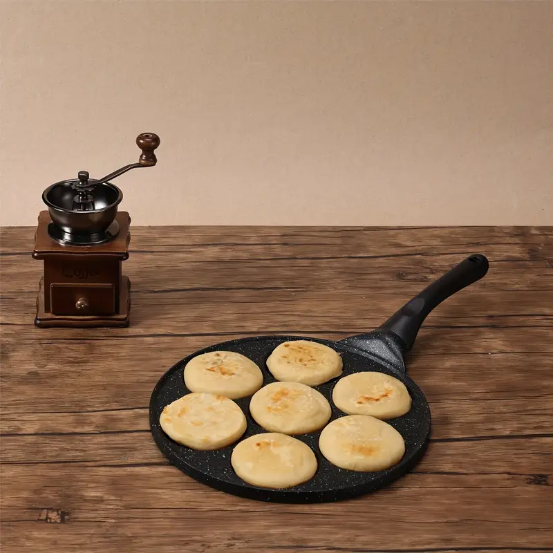 Cartoon Pancake Pan Non stick Aluminum Frying Pan 7 Cups Egg - Temu