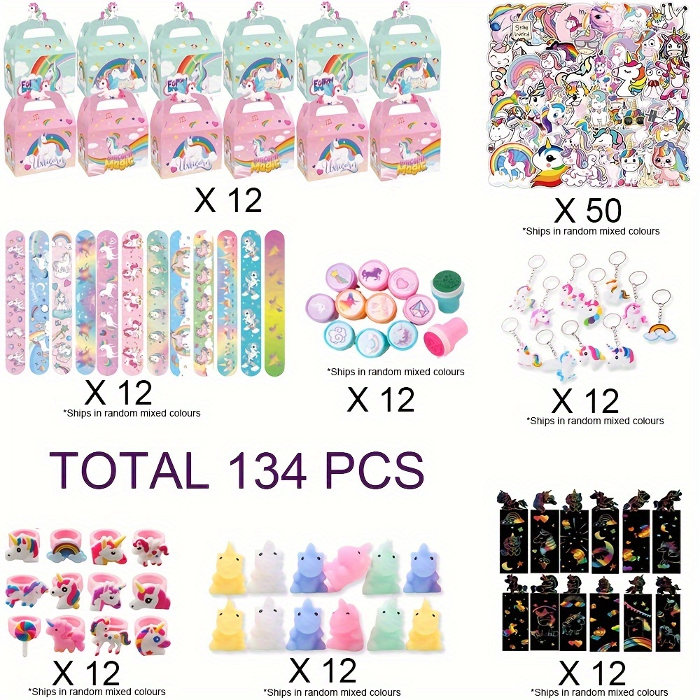 Unicorn Theme Party Favors Unicorn Theme Gifts Set Unicorn - Temu