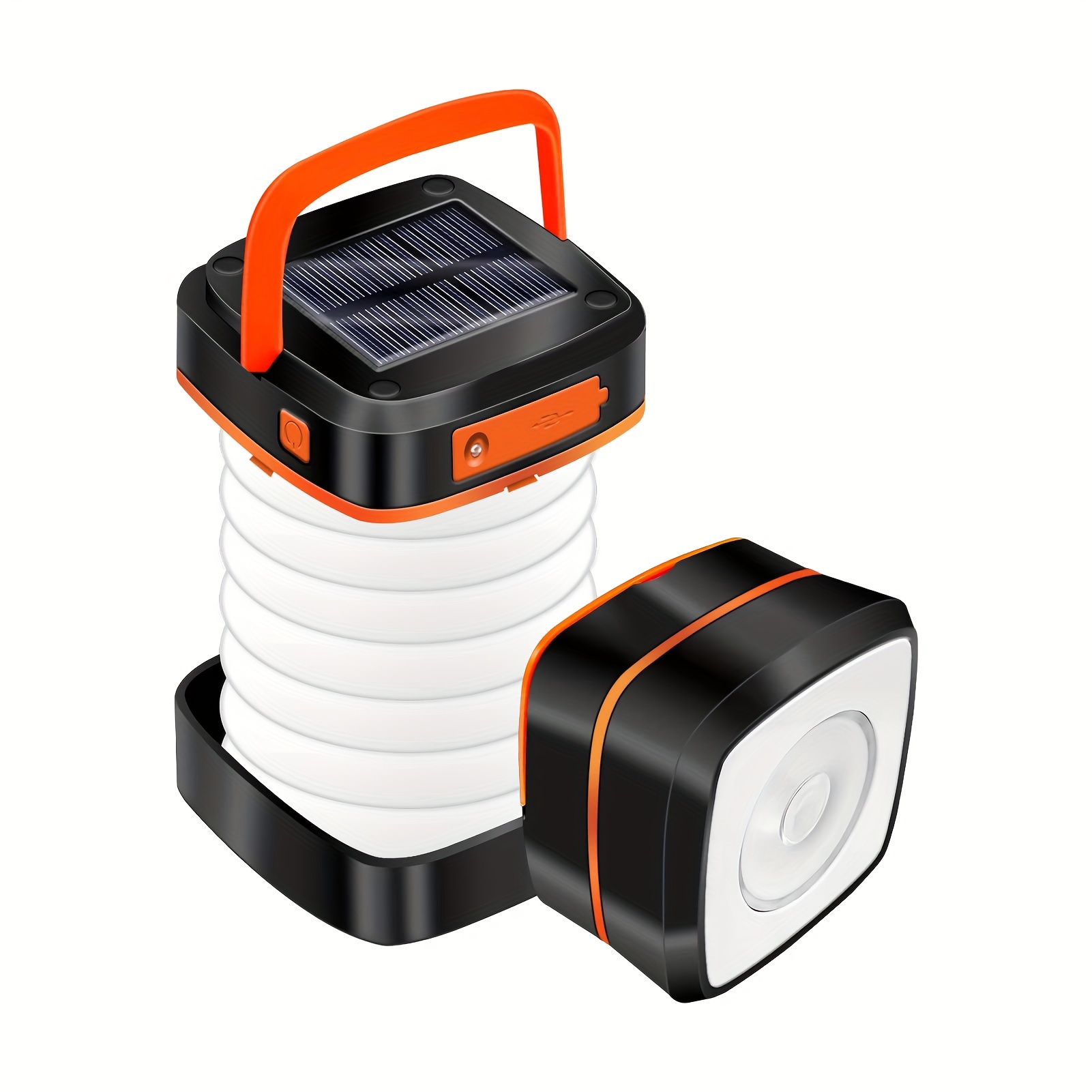 Solar Camping Lanterns Portable Collapsible Waterproof - Temu