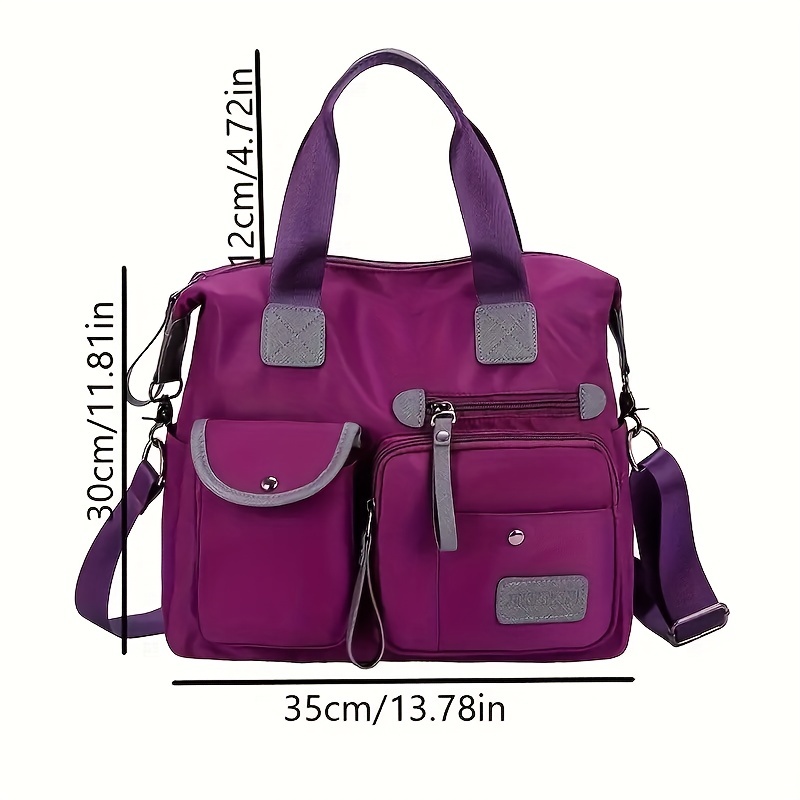 Women Oxford Handbags Messenger Bag Shoulder Bag Multifunctional For Outdoor  Travel 