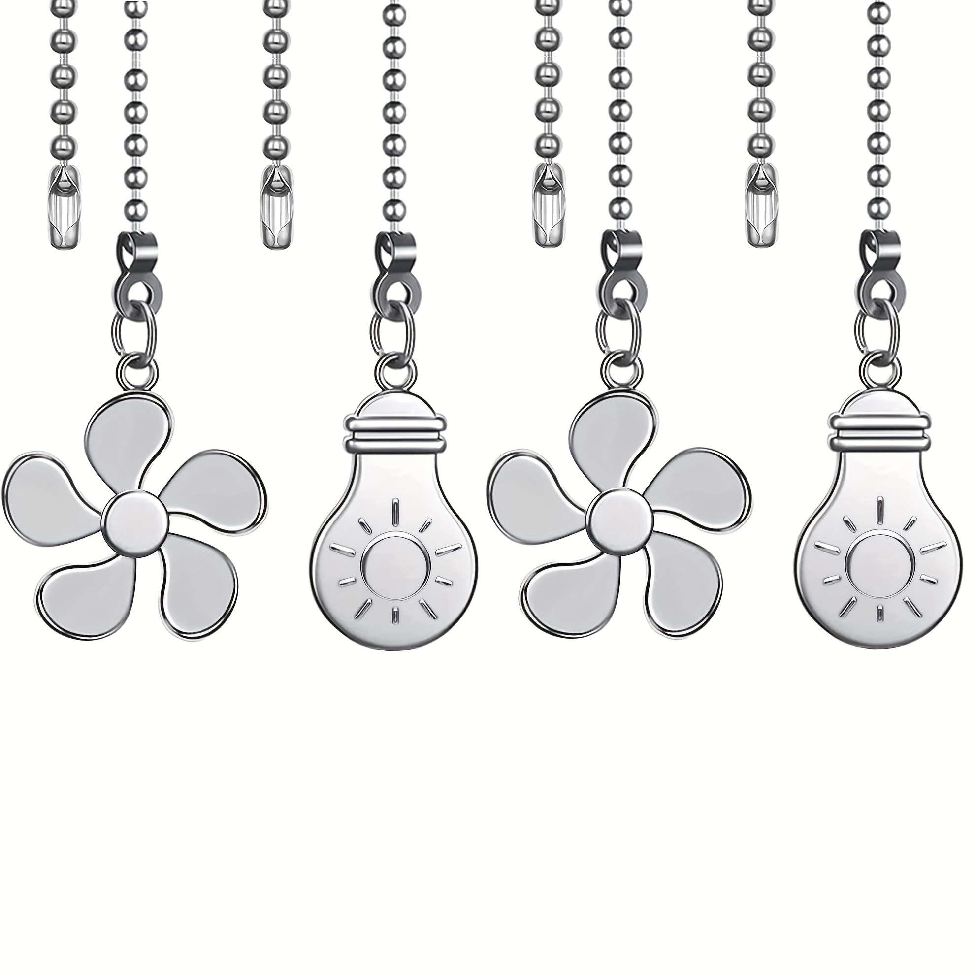 Ceiling Fan Pull Chain Bulb And Fan Pattern Pull Chain - Temu