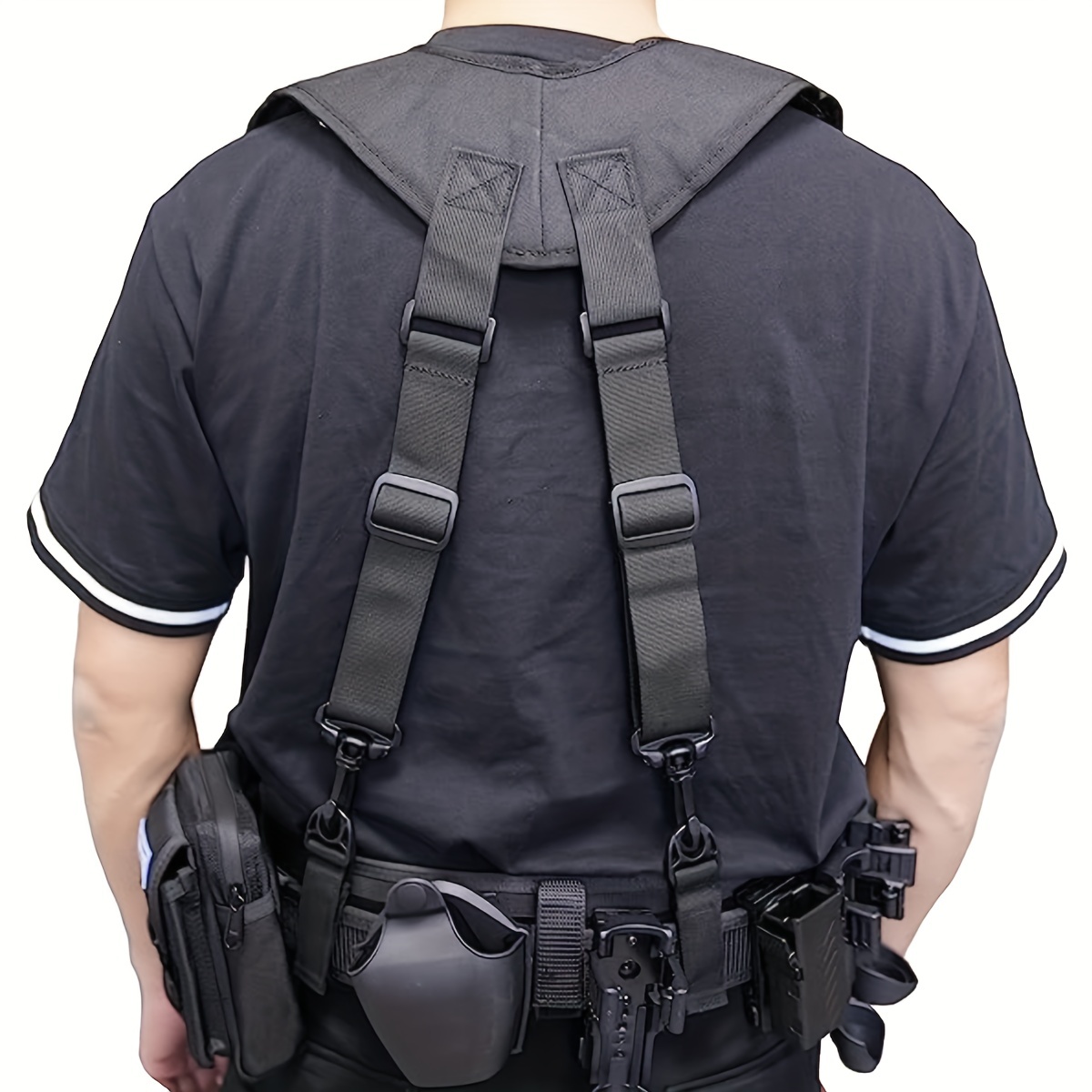 Men Hunting Suspenders Adjustable Tool Belt Suspender Training Work  Suspender Duty Belt Harness For Duty Belt 