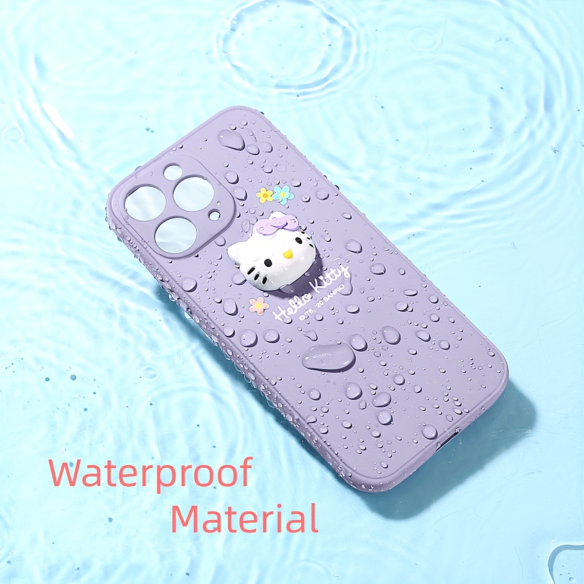 iPhone 14 13 12 Pro Max Cute 3D Hello Kitty soft phone case With