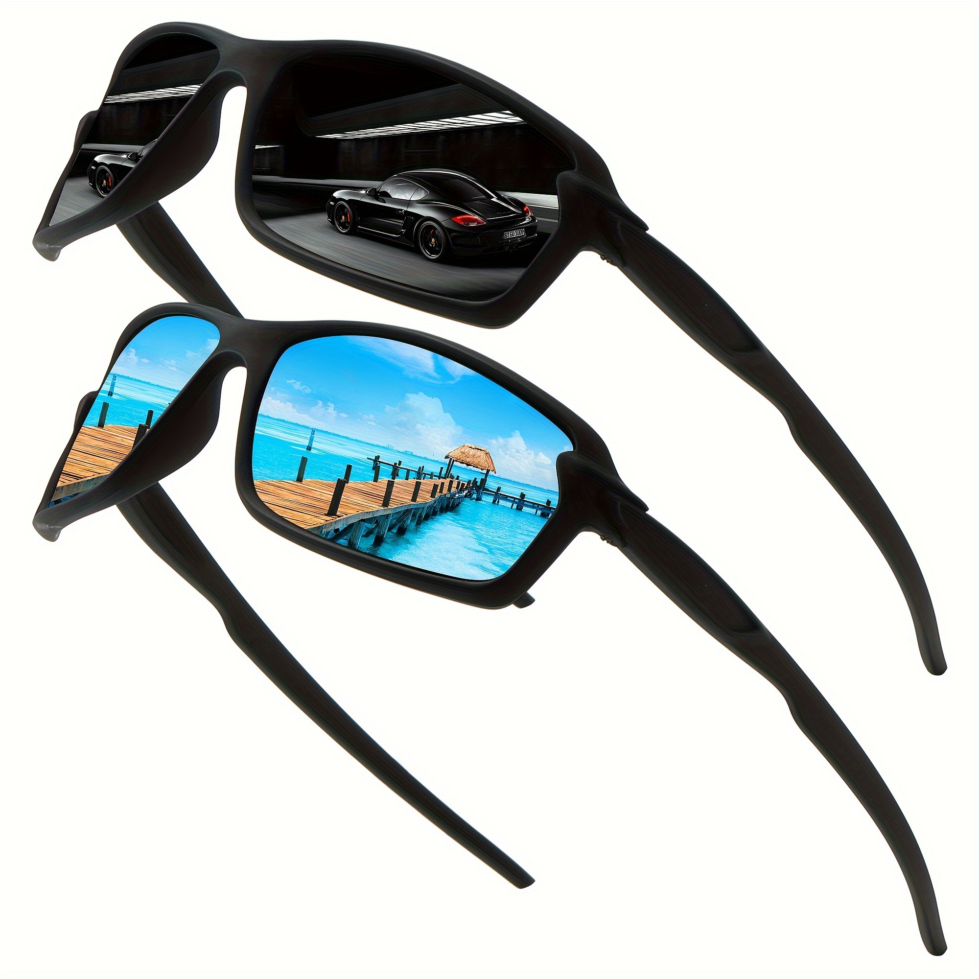 Men's Polarized Sunglasses Outdoor Sports Cycling Sunglasses Driver Driving Fishing Glasses UV400,Sun Glasses,Googles Pit Vipers,Goggles Sunglasses