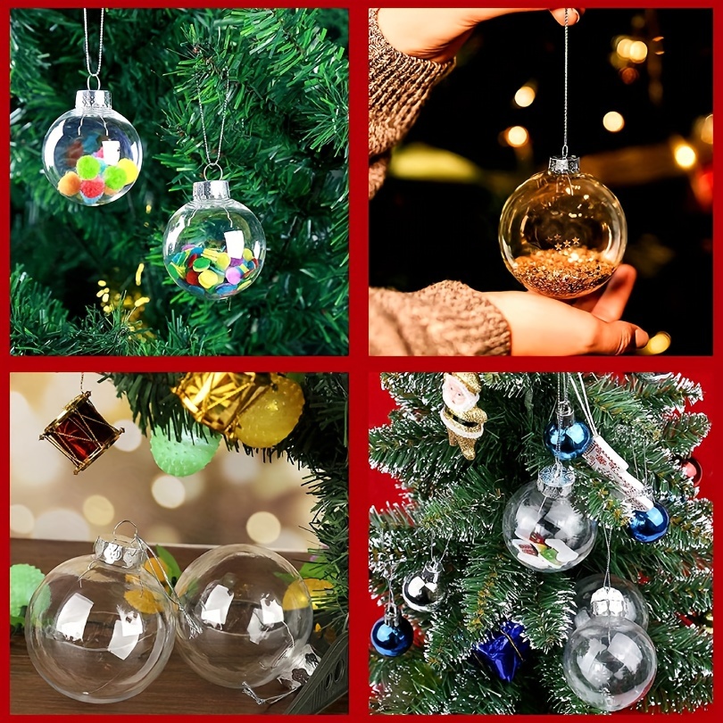  6 Pcs Christmas Balls Ornaments Christmas Balls Ornaments  Christmas Tree Decorations Set Shatterproof Christmas Ornaments for Xmas  Tree Decorations,2.36 : Home & Kitchen