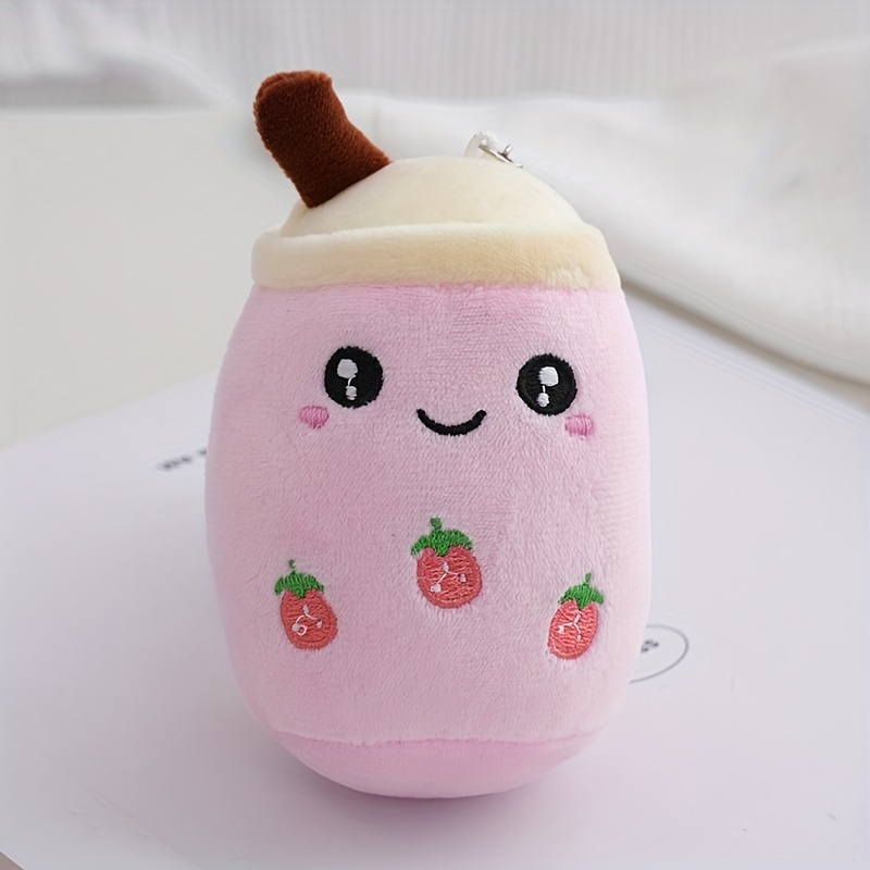 かわいいバブルティーぬいぐるみキーホルダー 学校バッグ＆バック