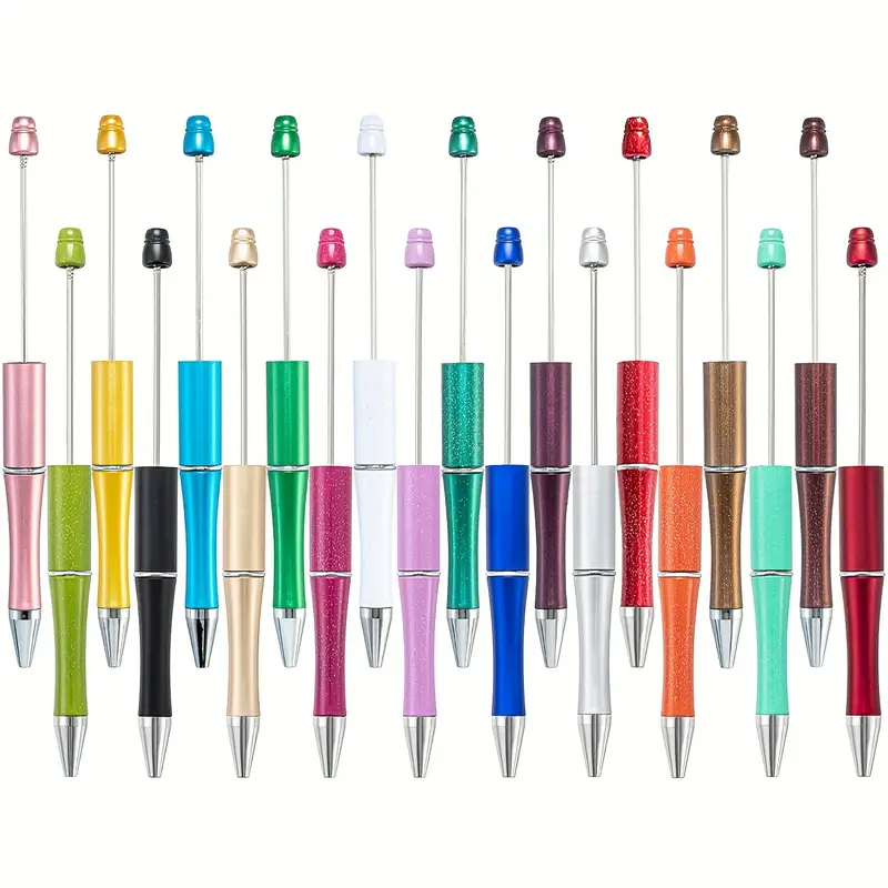 Bead Pens - Metal Assorted Colors