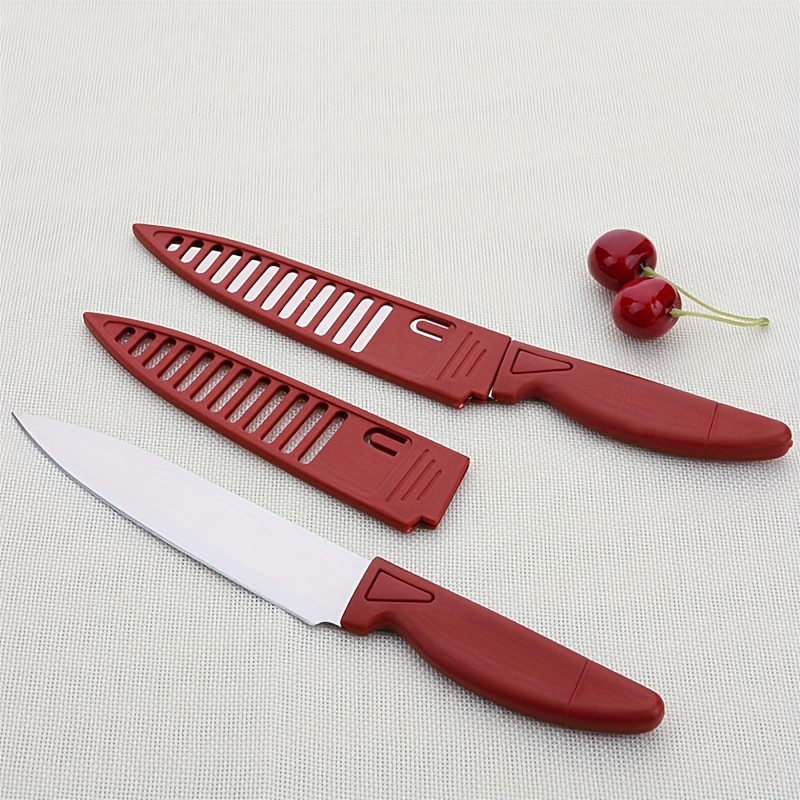 Fruit Knife, Peeling Knife With Cover, Multifunctional Ultra Sharp