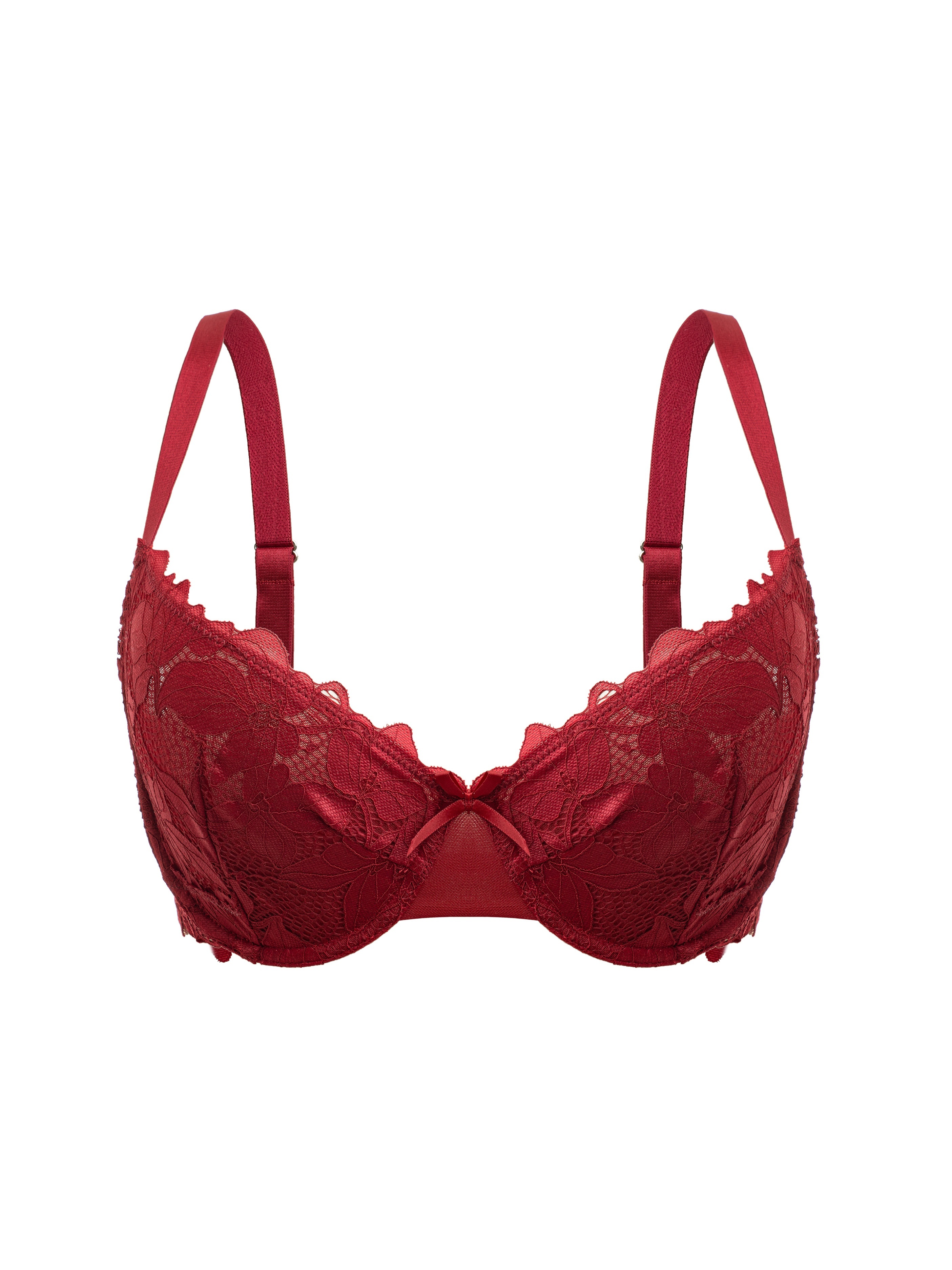 Victoria Secret Bra Set Push Up Without Padding Cheeky Panty Red Bow Front  New