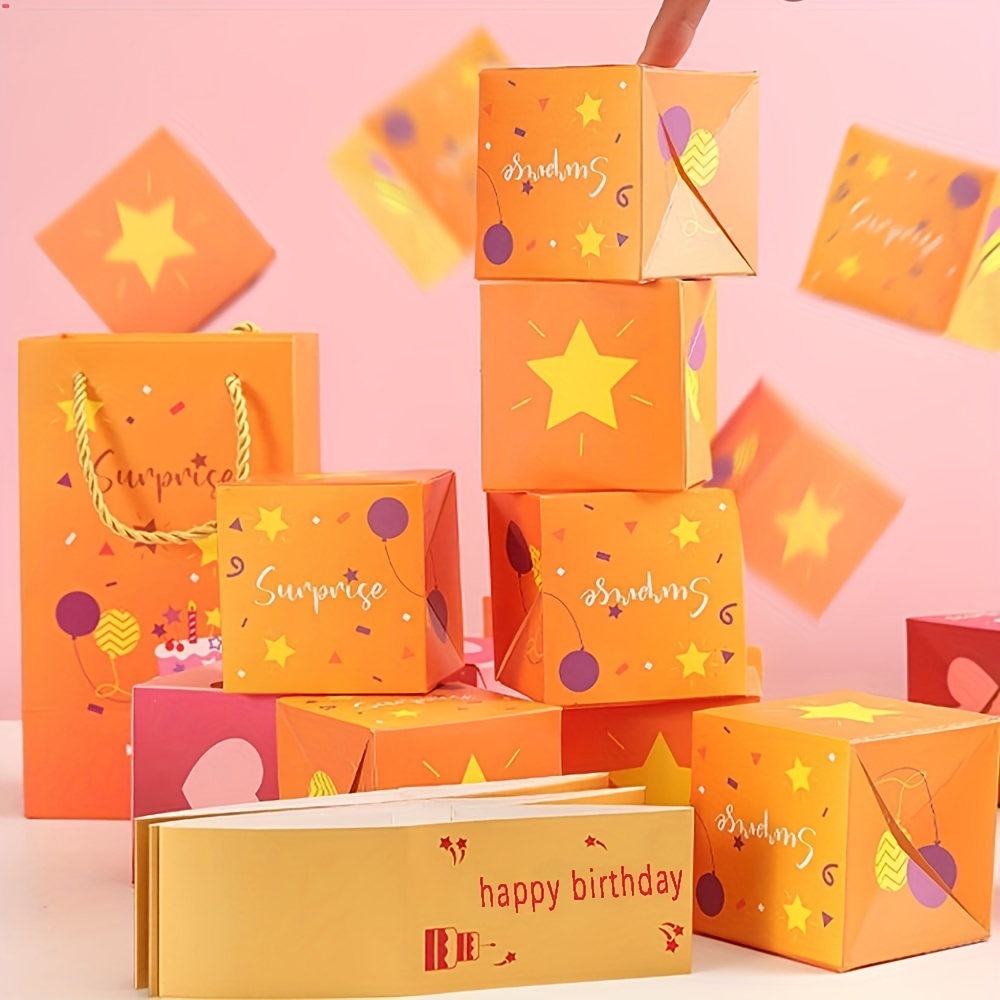 Caja de regalo sorpresa: crea el regalo más sorprendente, caja de regalo  sorpresa plegable, caja de regalo sorpresa, explosión de caja de regalo