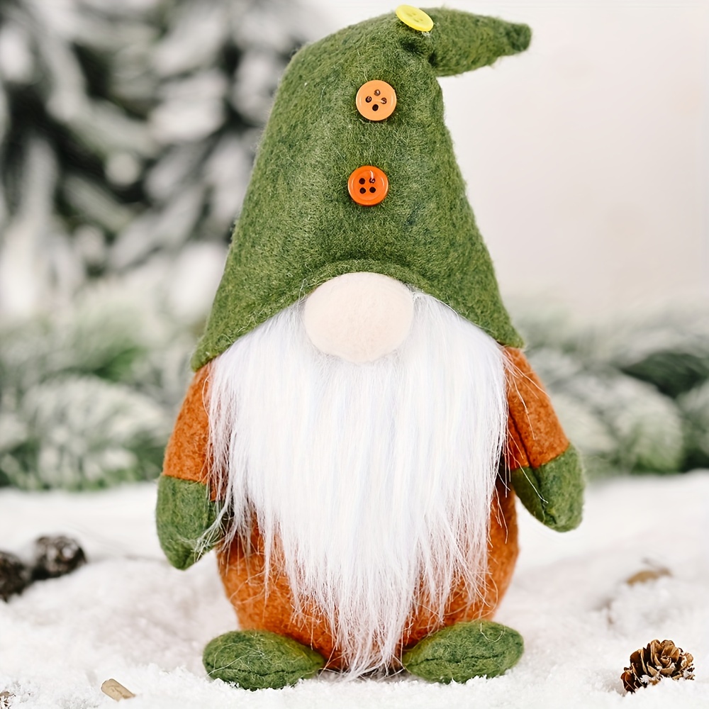 Gnome Doll Ornament Faceless Gnome Plush Handmade - Temu