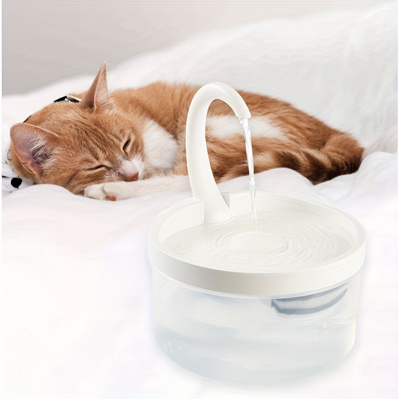 Fuente de agua inteligente para gatos con grifo, dispensador de agua para  perros, bebedero transparente, filtros