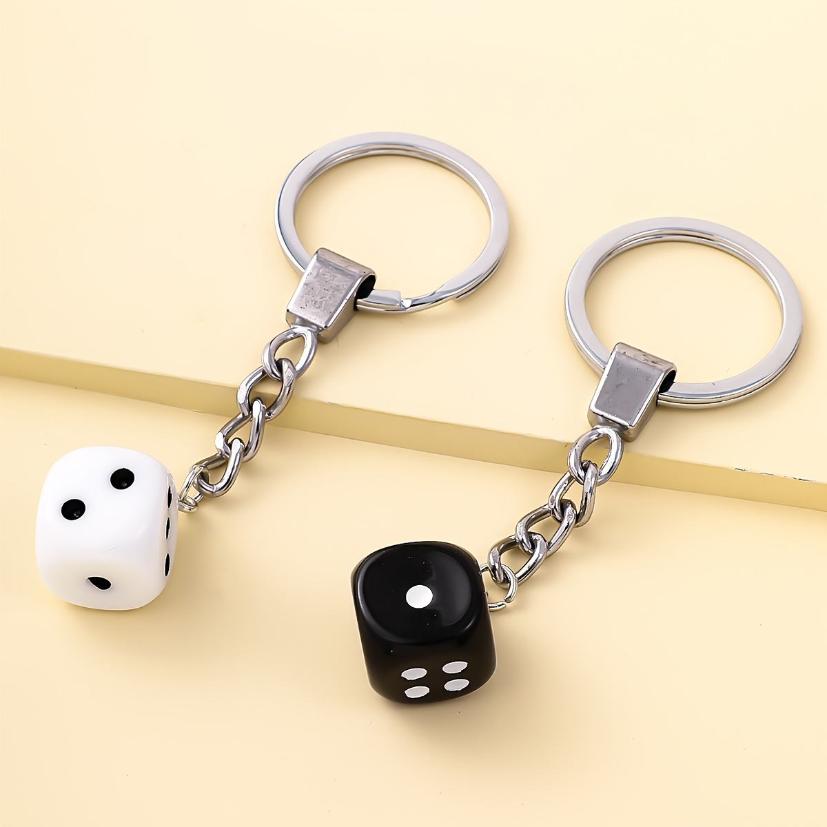 Fuzzy Dice Key Rings & Keychains