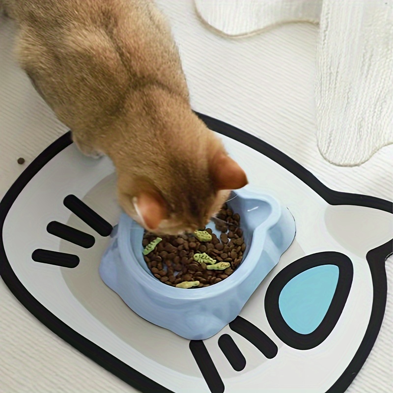 Cartoon Cats Pet Food Mat