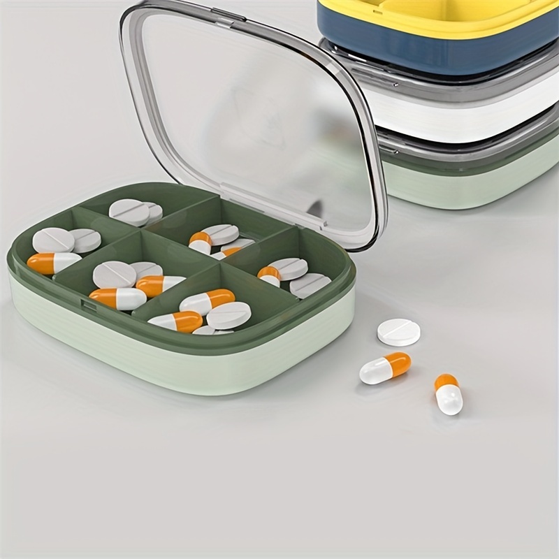 Caja Medicamentos Plástico Potable Organizador Medicamentos - Temu