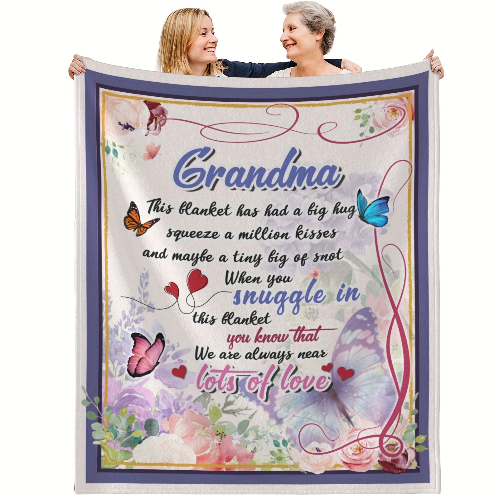 Grandma Gifts Blanket Best Gifts For Grandma Great Grandma - Temu