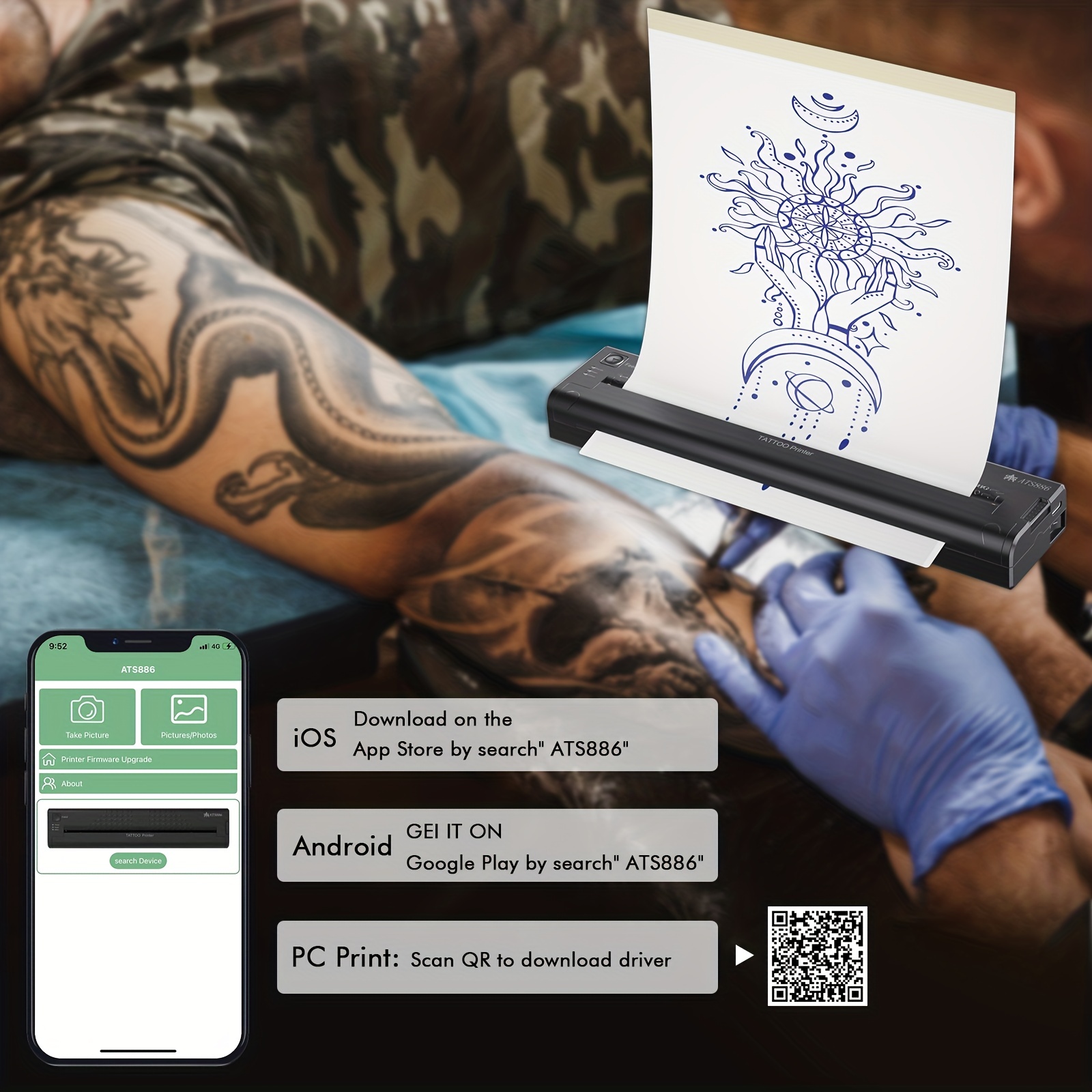 Tattoo Stencil App