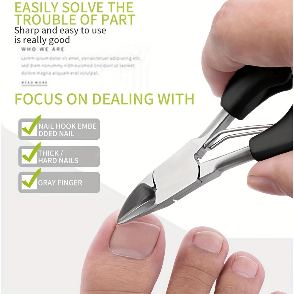 BEZOX Toenail Clippers Nail Clippers Trimmer for Thick or Ingrown