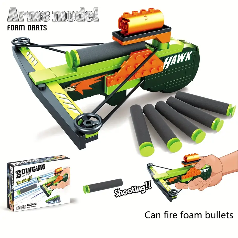 Toy Bow Gun Blocks Model 82 Pezzi Costruzione Blocchi Archi - Temu Italy