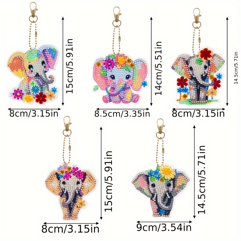 Diamond Painting Keychain Diy Cute Bird Artificial Diamond Art Key Car  Keychain Accessory Crystal Artificial Diamond Art Keychain Diy Keychain  Pendant Holiday Party Gift Set - Temu