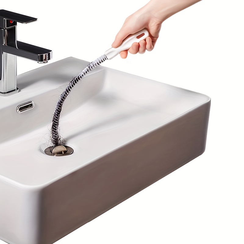 Flexible Drain Cleaner Brush Unclog Your Sink Pipe Bathroom - Temu