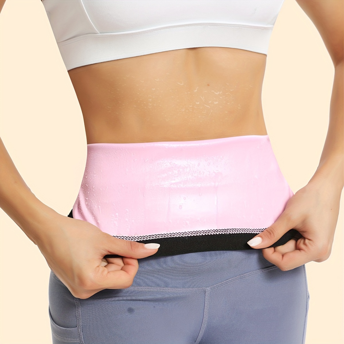 Shape Waistline Solid Tummy Control Yoga Fitness Waistbelt - Temu Canada