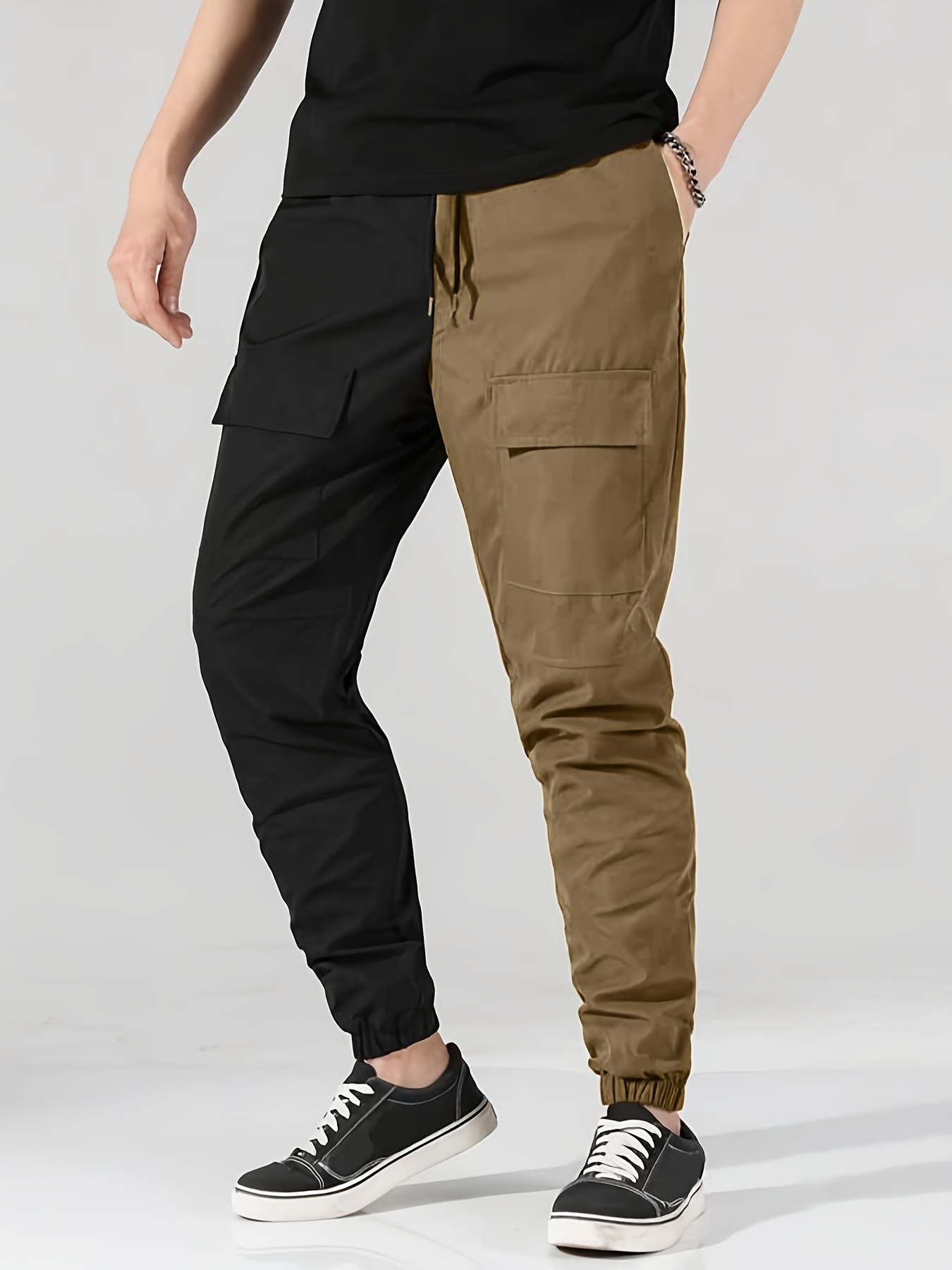 Pantalones Joggers Tipo Cargo Estampado new Version Hombre - Temu