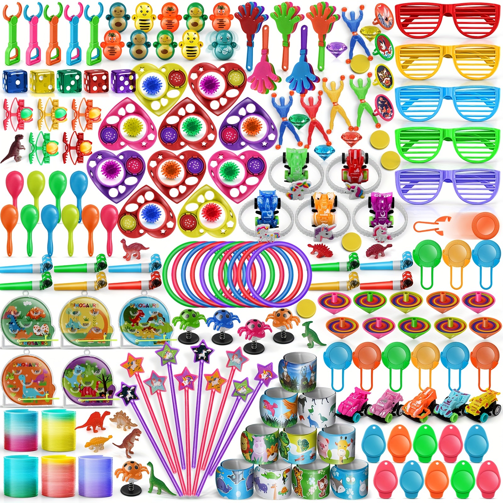100 Pcs Party Favors Toy Assortment, Carnival Prizes Treasure Box Birthday  Party, Goodie Bag Stuffers for Kids, Pinata Filler, Birthday Gift Toys