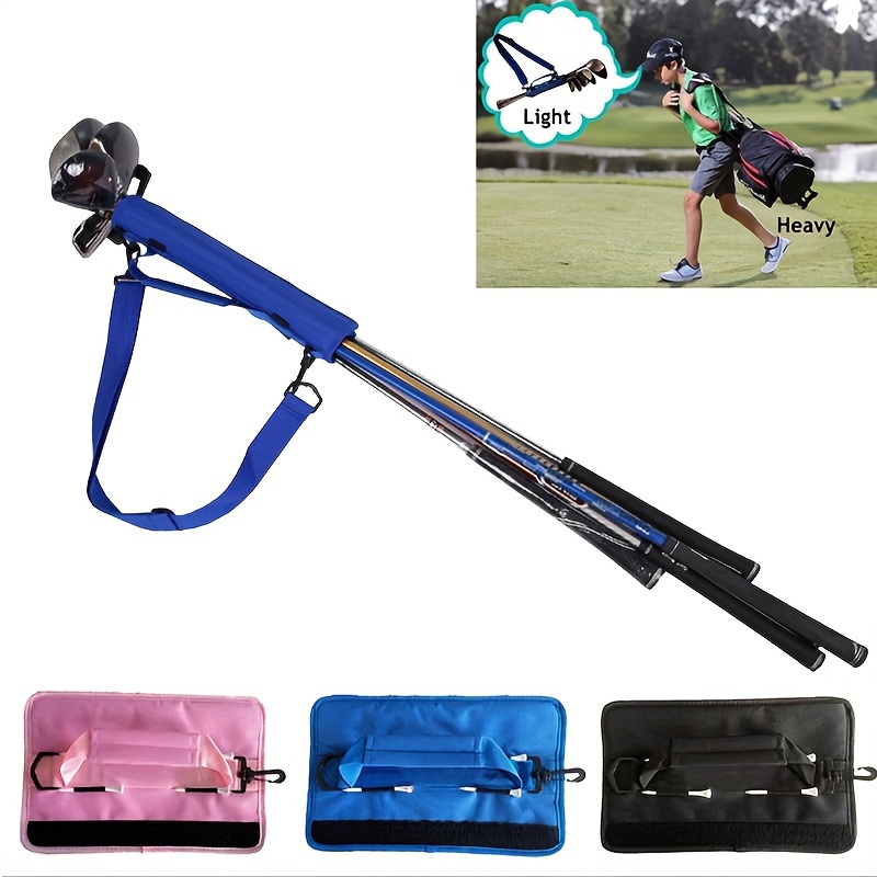 Portable Lightweight Golf Club Bag Mini Handbag Adjustable Strap