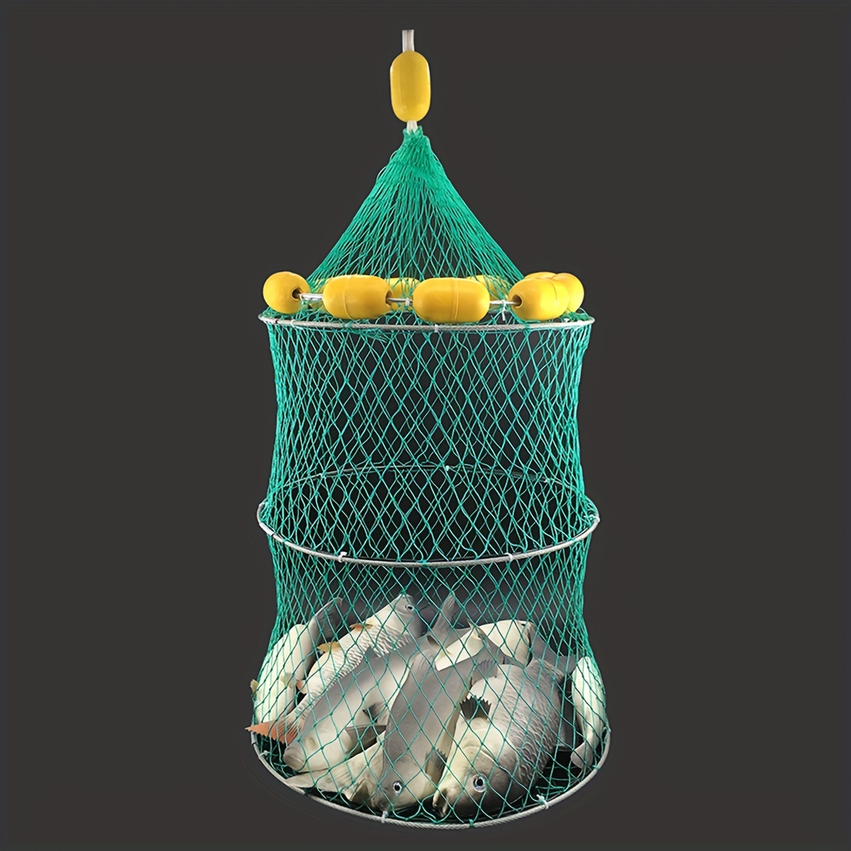 1pc Multi Holes Nylon Shrimp Cage Portable Umbrella Shaped - Temu