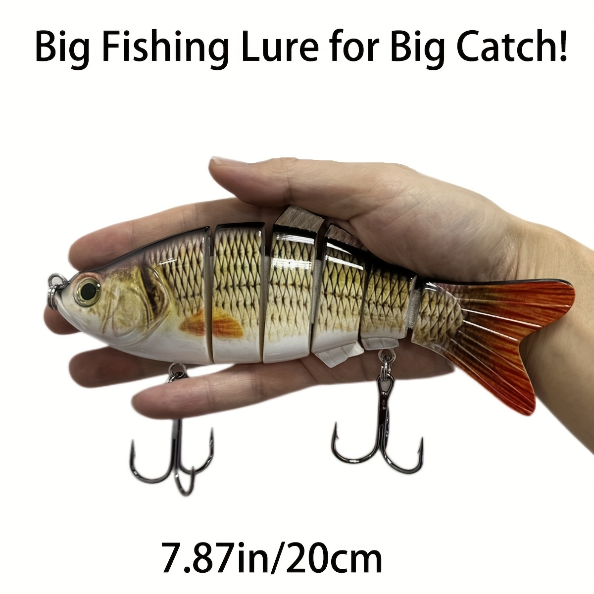 1bag Soft Plastic Swimbait Long Tail Swimbaits Bass Fishing - Temu