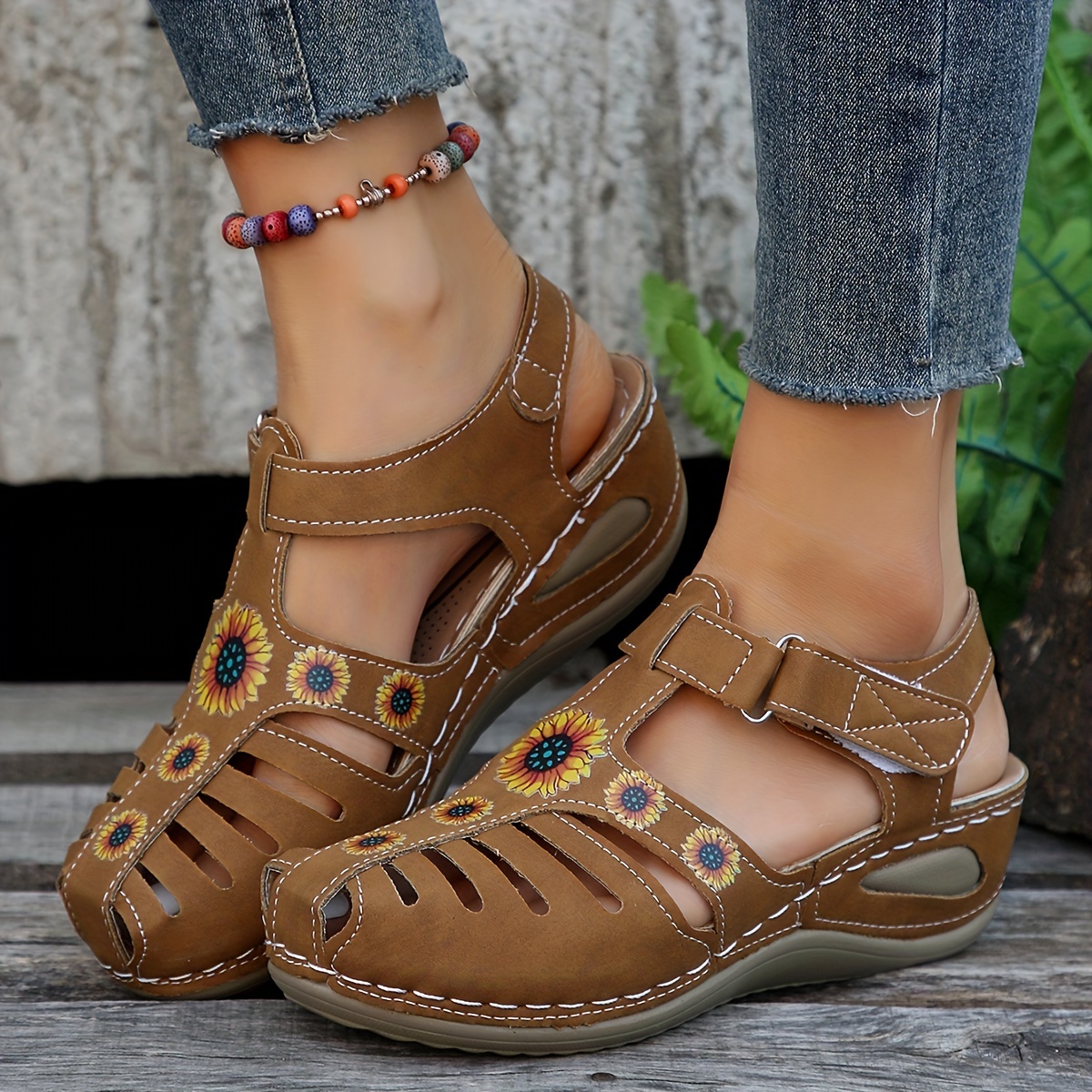 Closed Toe Sandals For Women - Temu Canada