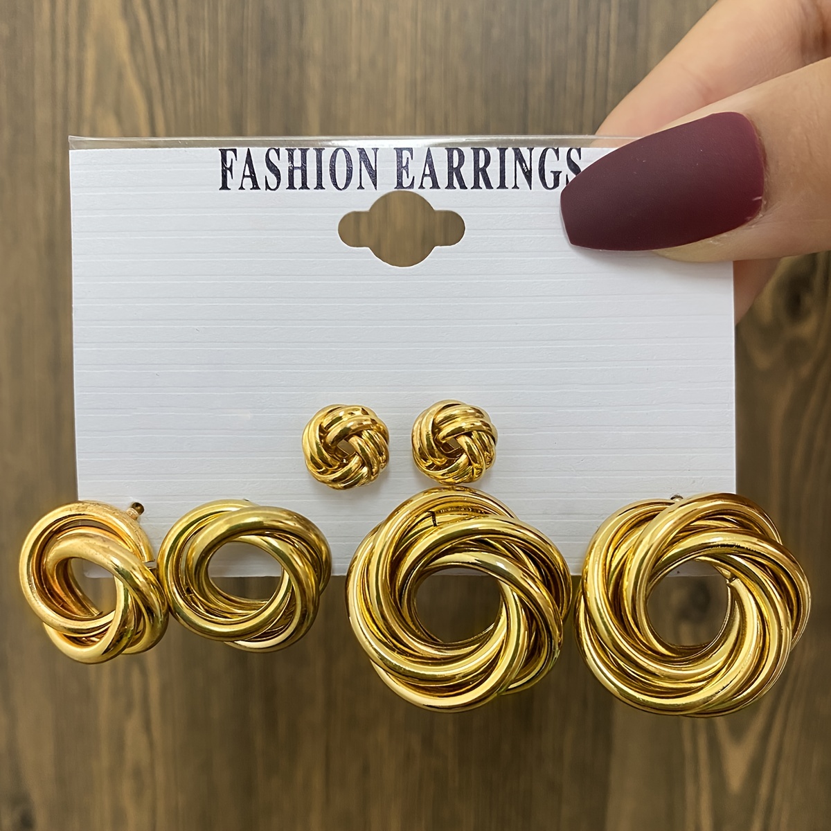 Earrings Set Zinc Alloy Stud Earrings Kit - Temu