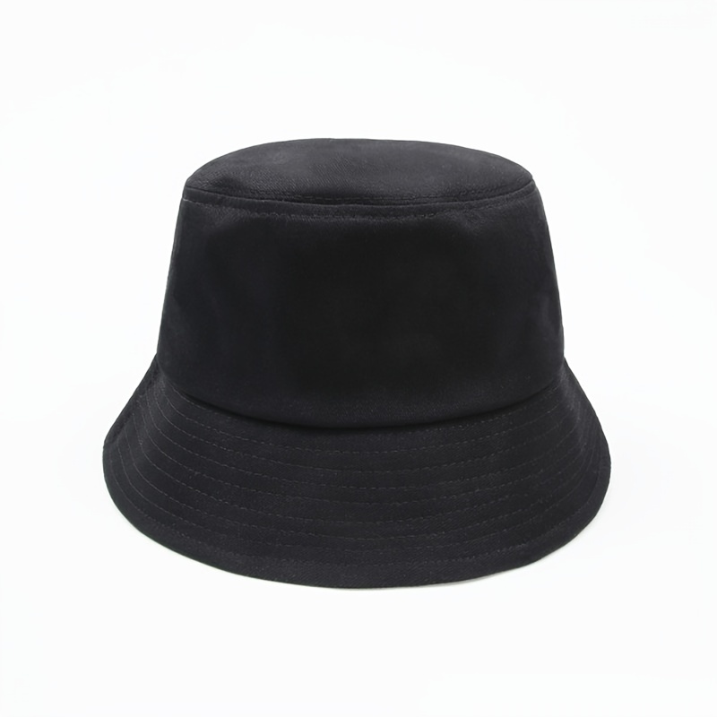 Solid Color Bucket Hat Mens And Womens Versatile Trendy Hip Hop Basin Hat  Spring Summer Flat Top Fashion Sun Protection Sunshade Hat, Shop Now For  Limited-time Deals
